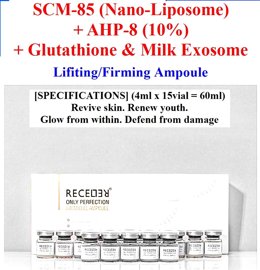 SCM-85 + AHP-8 (10%) + Glutathione & Milk Exosome Lifiting/Firming Ampoule