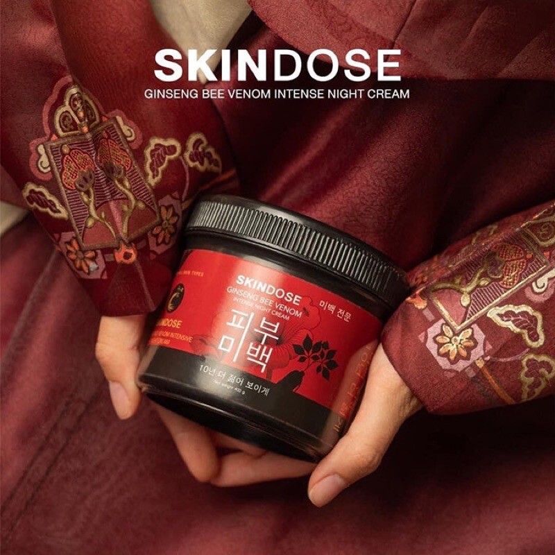 Skindose Ginseng Bee Venom Body Instense Night Cream Skin Care 400g