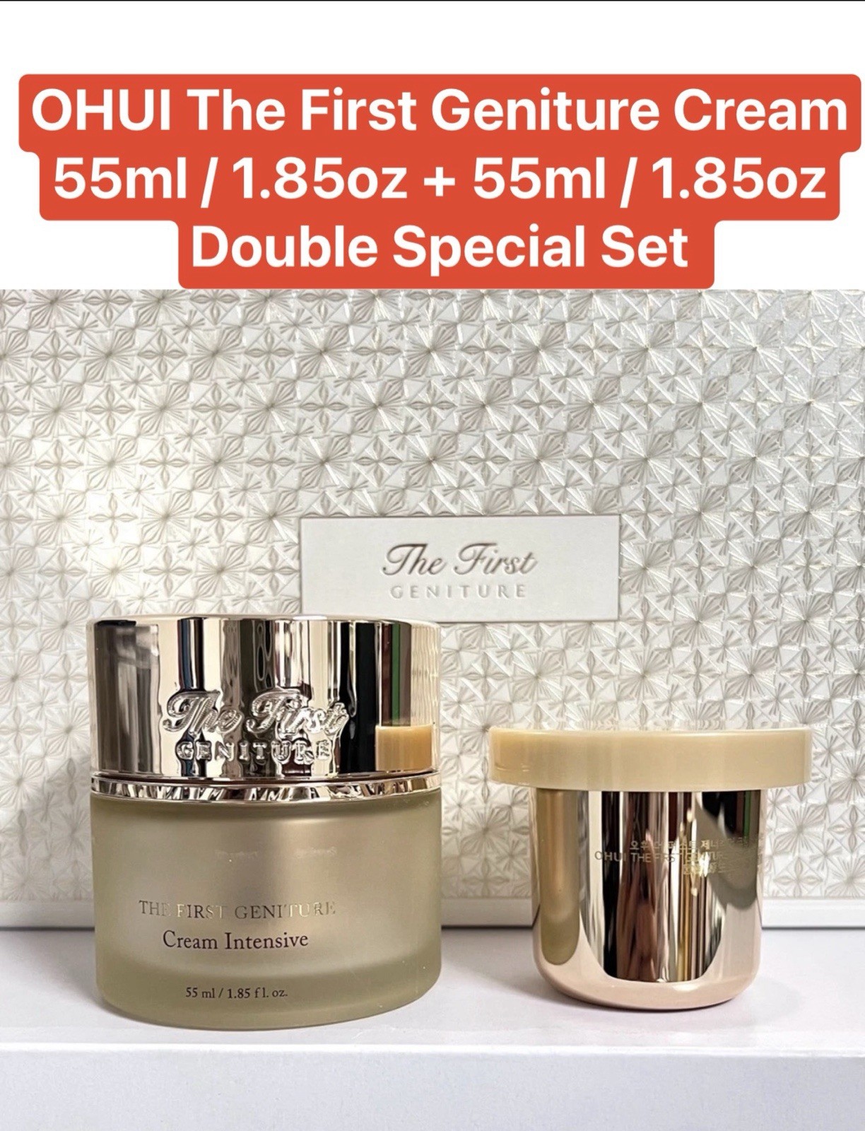 OHUI The First Geniture Cream 55ml / 1.85oz + 55ml / 1.85oz Special Set O HUI