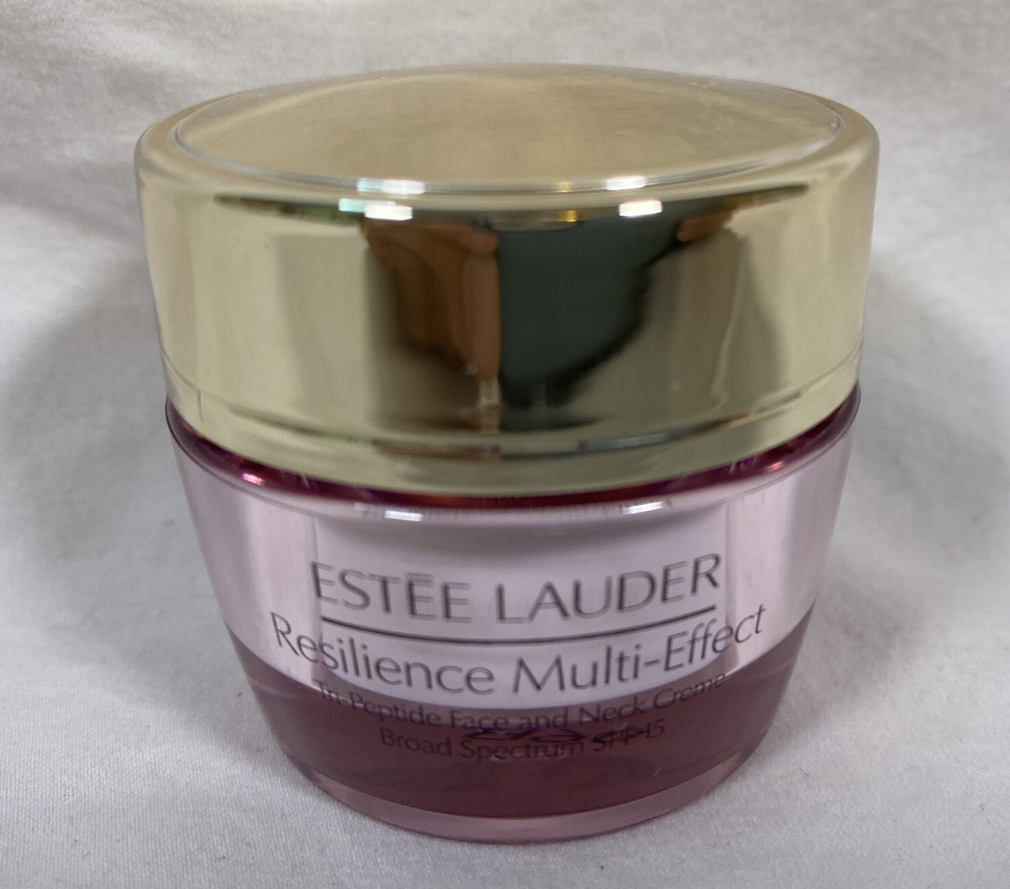 Estee Lauder Resilience Multi Effect Tri Peptide Face and Neck Creme .5 Oz/15 Ml