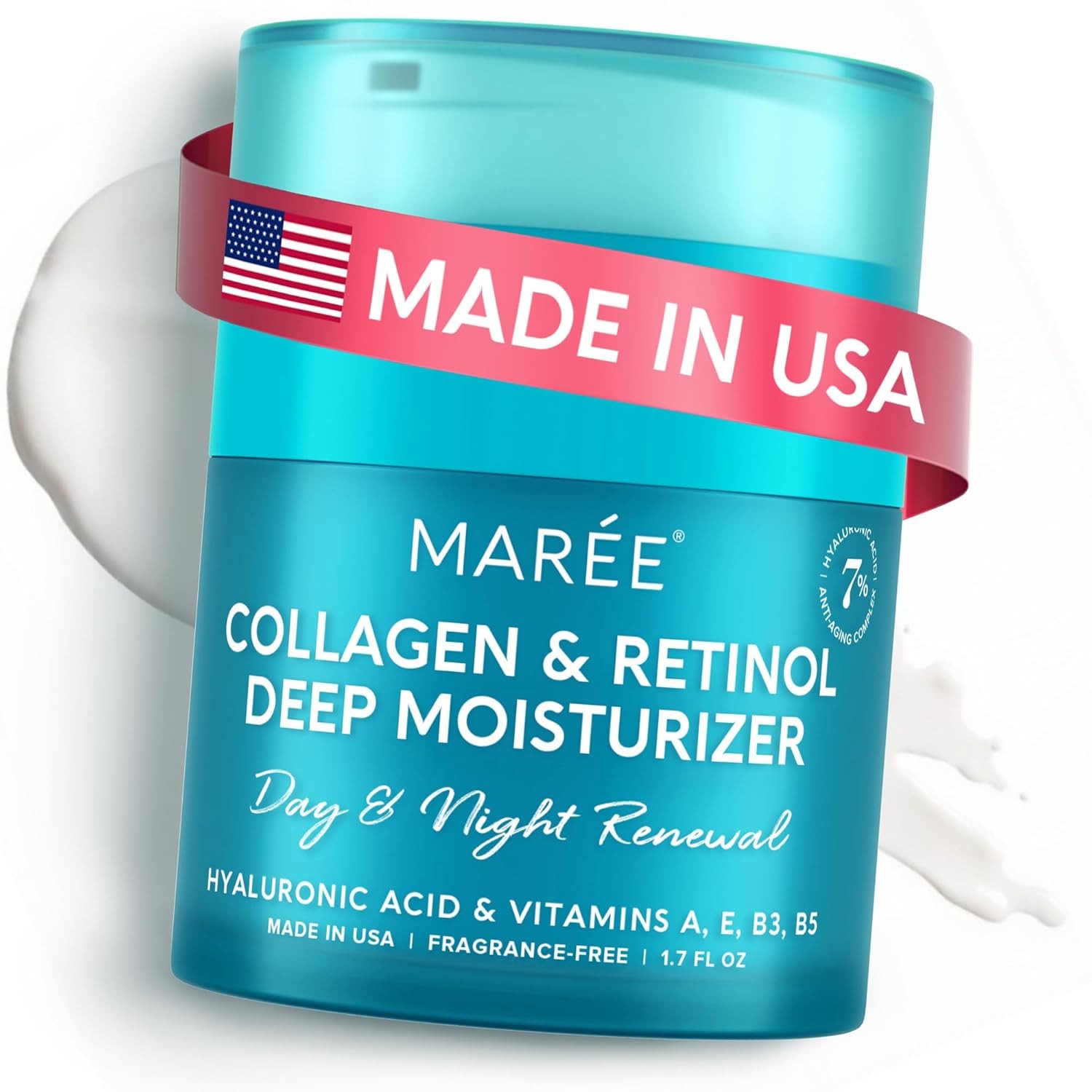 MAREE Face Moisturizer Retinol Cream for Face – Daily Wrinkle Cream for Women