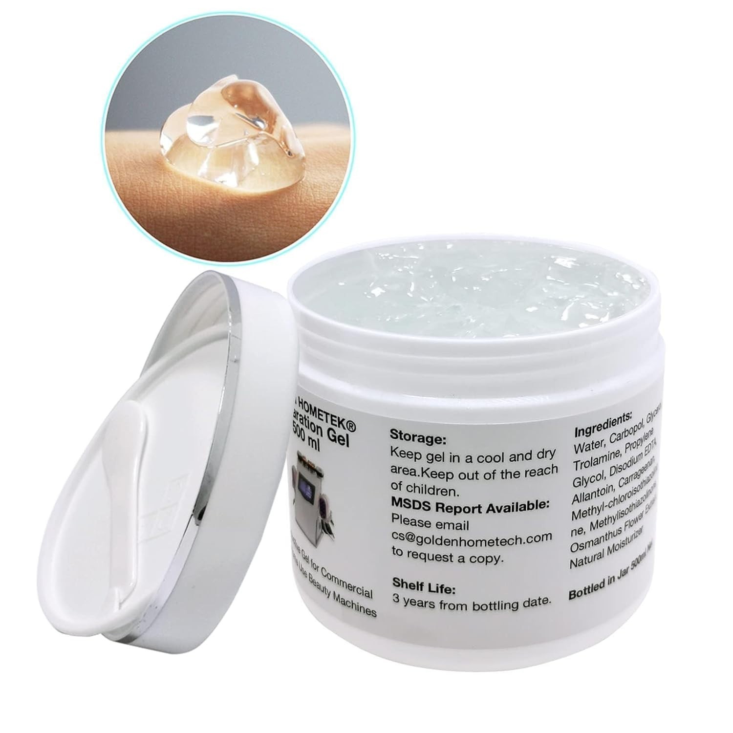 500ml Skin Titening Gel – Hydrating RF Conductive Gel for All Skin Types
