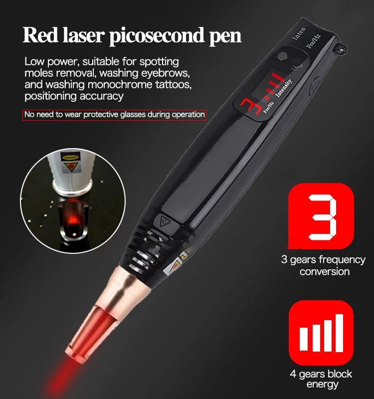 Facial Skin Beauty Laser Pen Skin Anti-Wrinkle Spot Scar Freckle Tattoo Removal