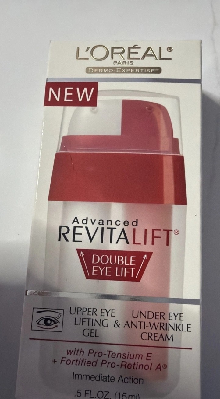 LOREAL REVITALIFT DOUBLE LIFTING EYE TREATMENT NEW 0.5 oz
