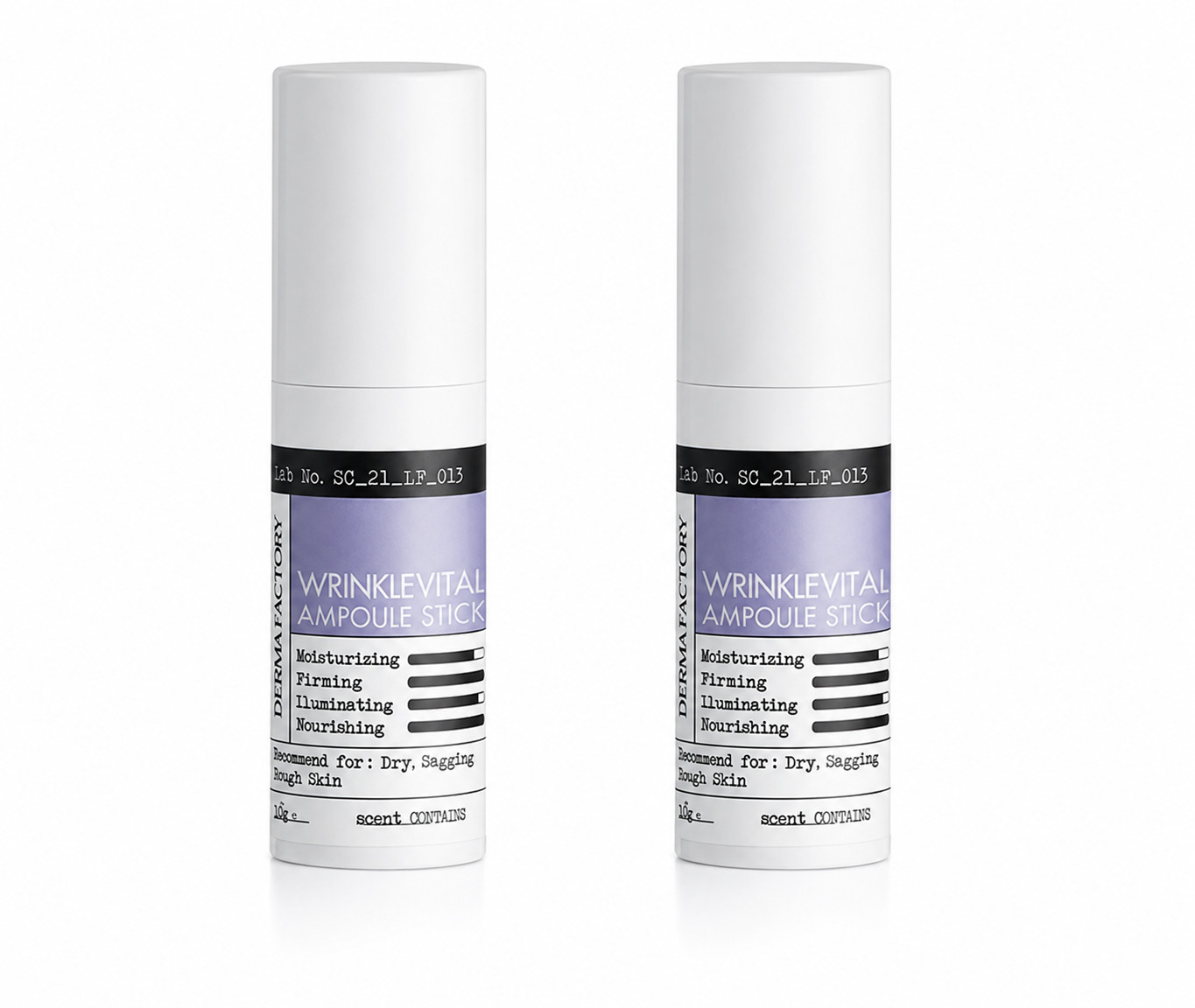 DERMA FACTORY Wrinkle Vital Ampoule Stick Volufiline 20% 10g x2 K-Beauty