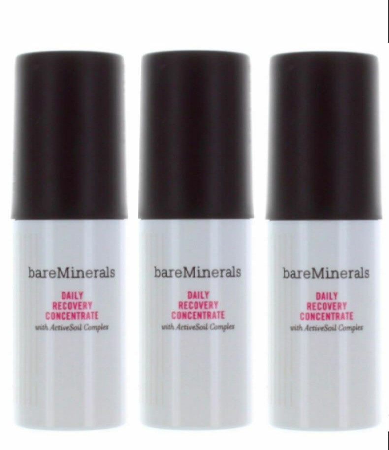 BareMinerals Daily Recovery Concentrate 2 oz/60 ml- (LOT OF 3) NEW