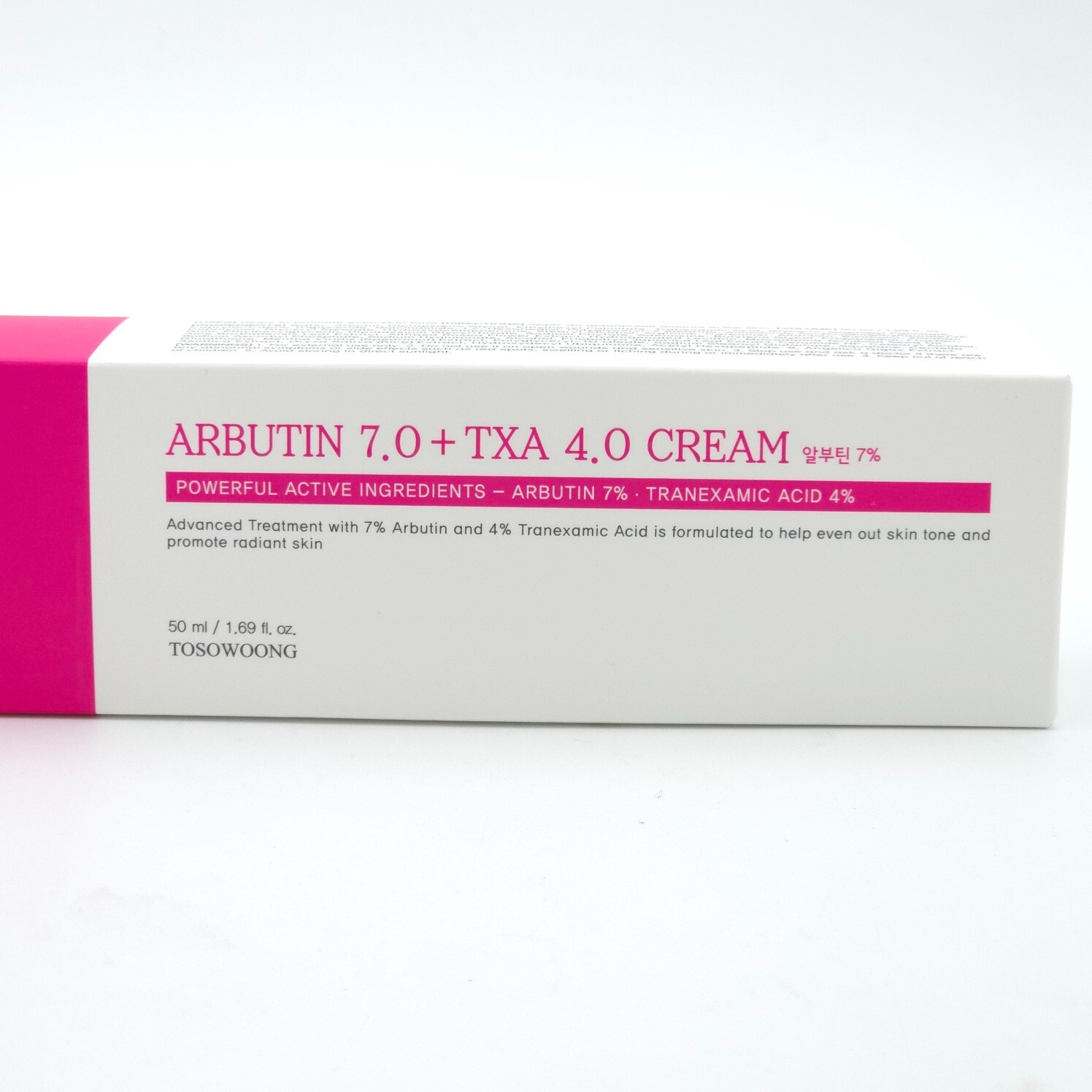 TOSOWOONG Arbutin 7% Tranexamic Acid 4% Cream 50ml Brightening K-Beauty
