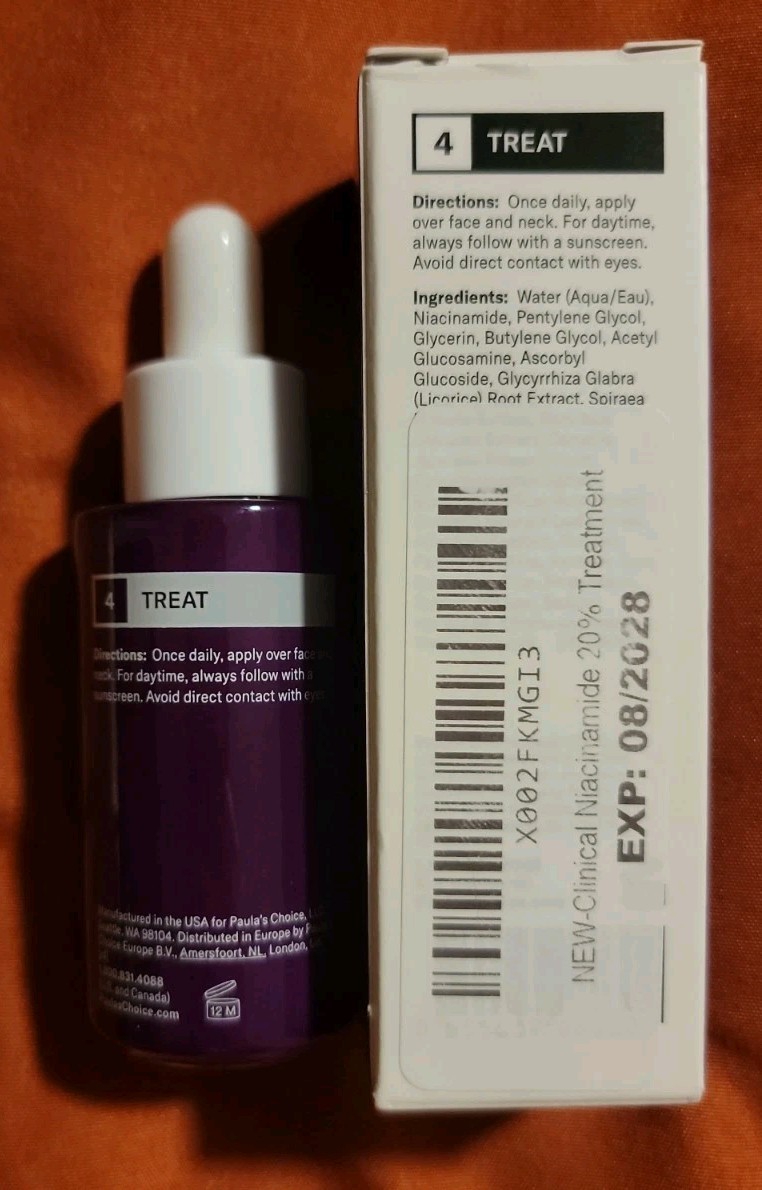 Paula’s Choice Clinical Niacinamide 20% Treatment, 0.67 Fl Oz Pore Reducing