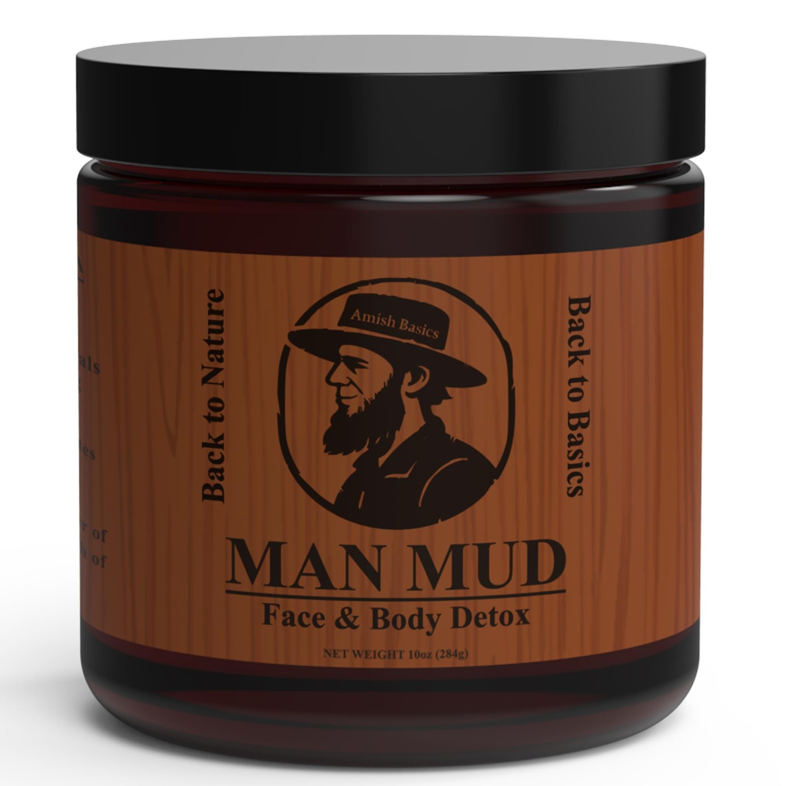 Natural Man Mud Activated Charcoal Face & Body Clay Mask | Deep Pore Cleansin…