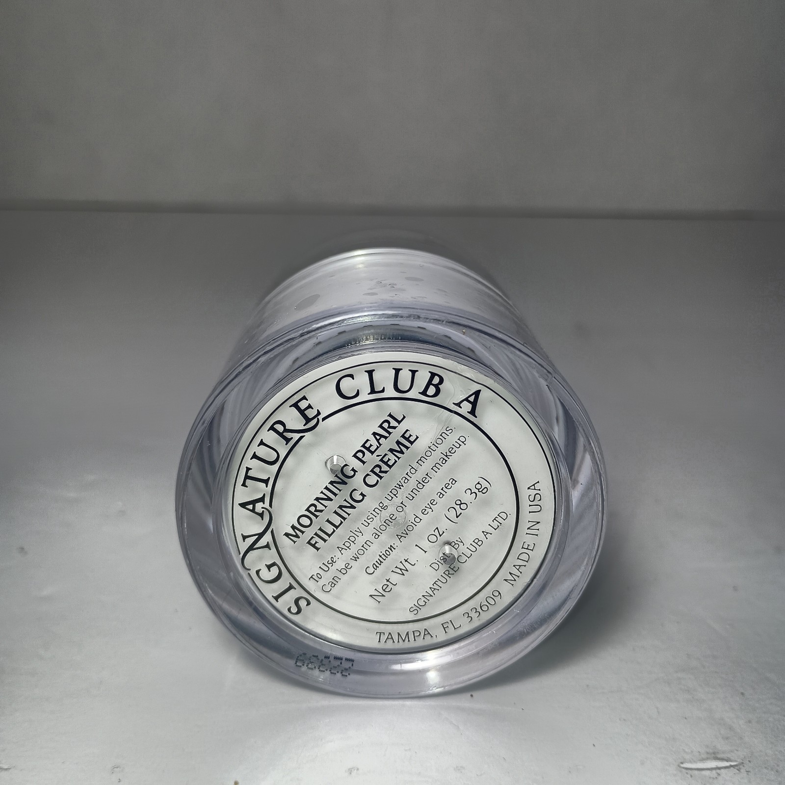 Signature Club A Morning Pearl Filling Creme 1 oz Sealed Brand New