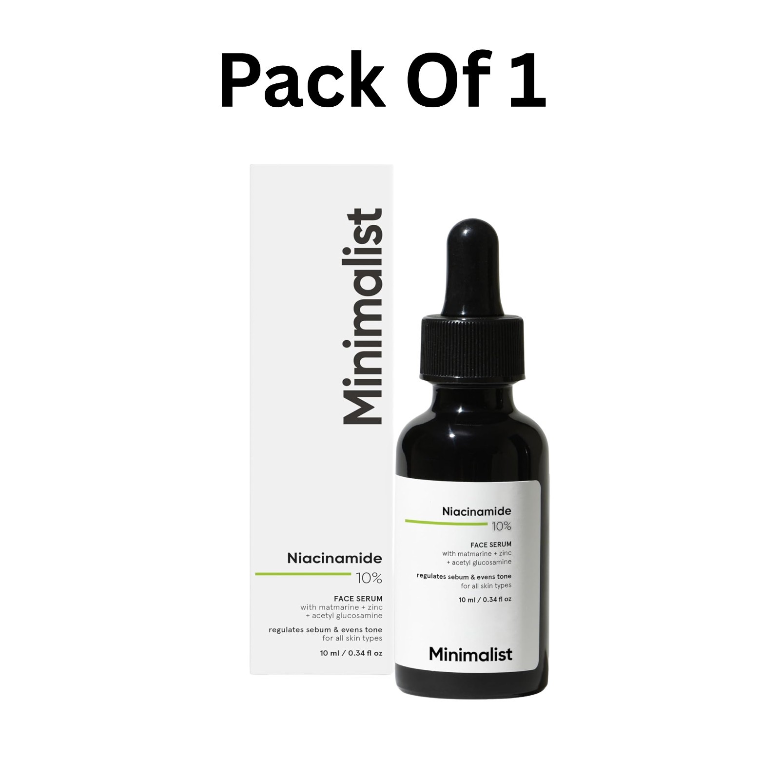 Minimalist Oil Control , Skin Clarifying 10% Niacinamide Face Serum with Zinc