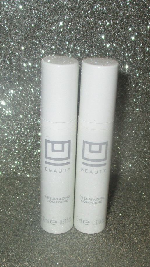 2x U Beauty Resurfacing Compound 10mL / 0.33 Fl.oz. each Travel Size NWOB