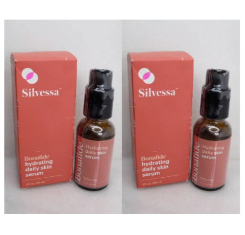 BONAFIDE SILVESSA HYDRATING DAILY SKIN SERUM 1 OZ EXP: 2025 *SEE DETAILS* 2PCS