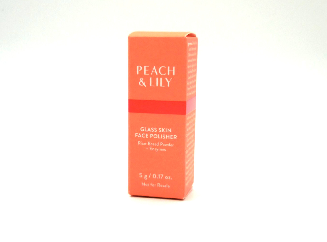 Peach & Lily Glass Skin Face Polisher 5ml / 0.17 fl oz NEW DELUXE SAMPLE IN BOX