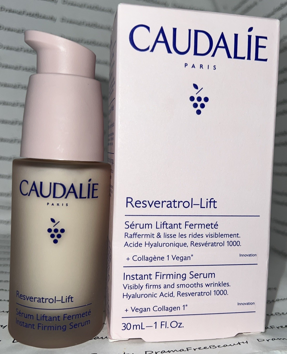 CAUDALIE Resveratrol Lift Instant Firming Serum, 30 ml. / 1 fl.oz. BNIB $84
