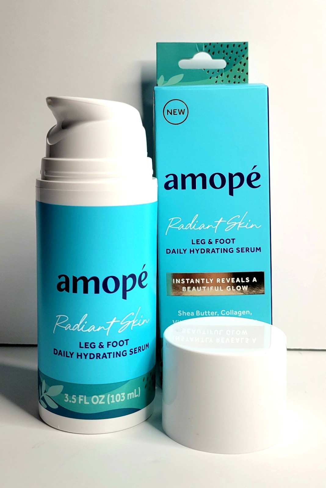 Amopé Radiant Skin Leg & Foot Daily Hydrating Serum 3.5 oz BNIB