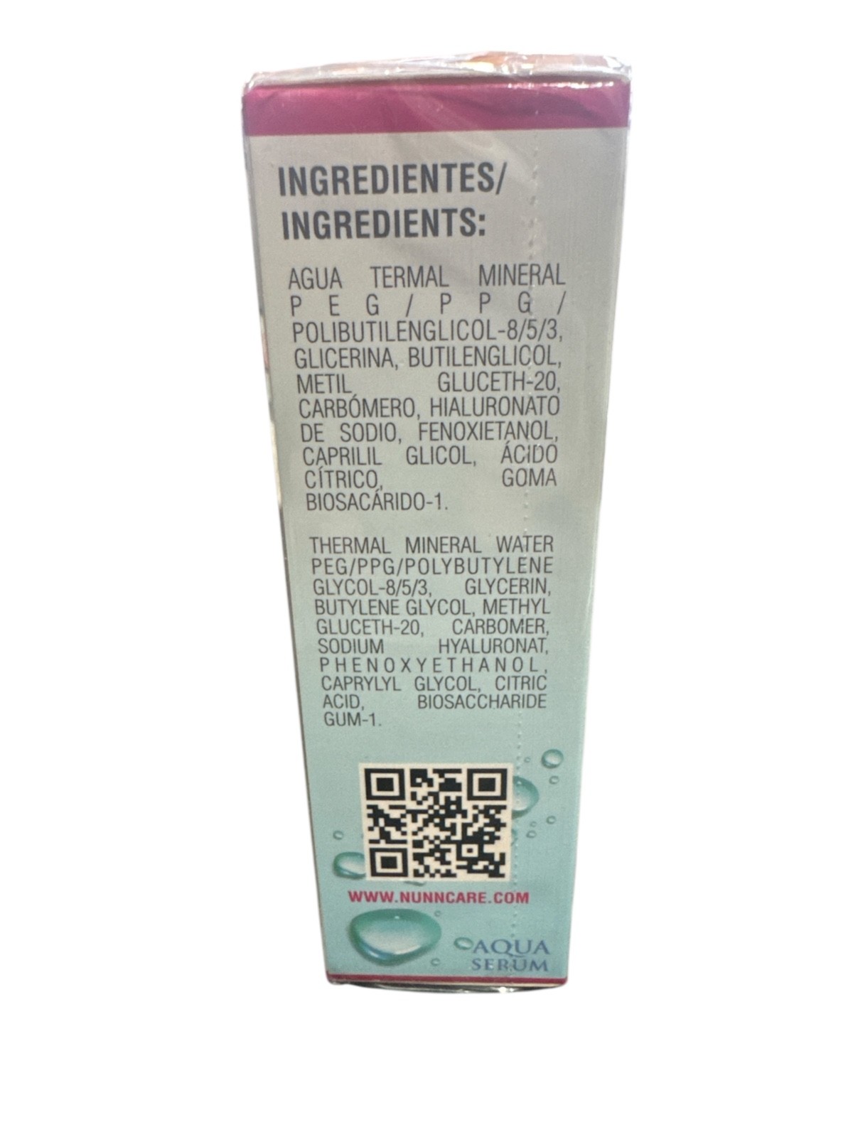 Aqua Serum Nunn Care With Hyaluronic Acid 50ml/1.6 fl oz