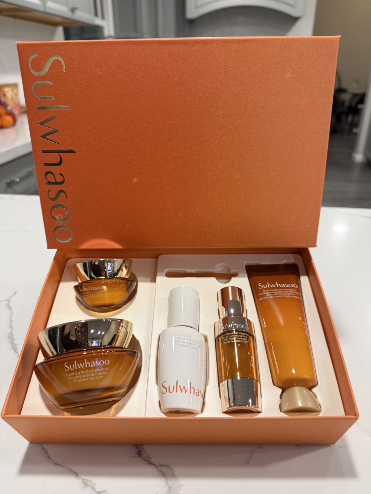 Sulwhasoo Concentrated Ginseng Rejuvenating creame perfecting rich set 5 item