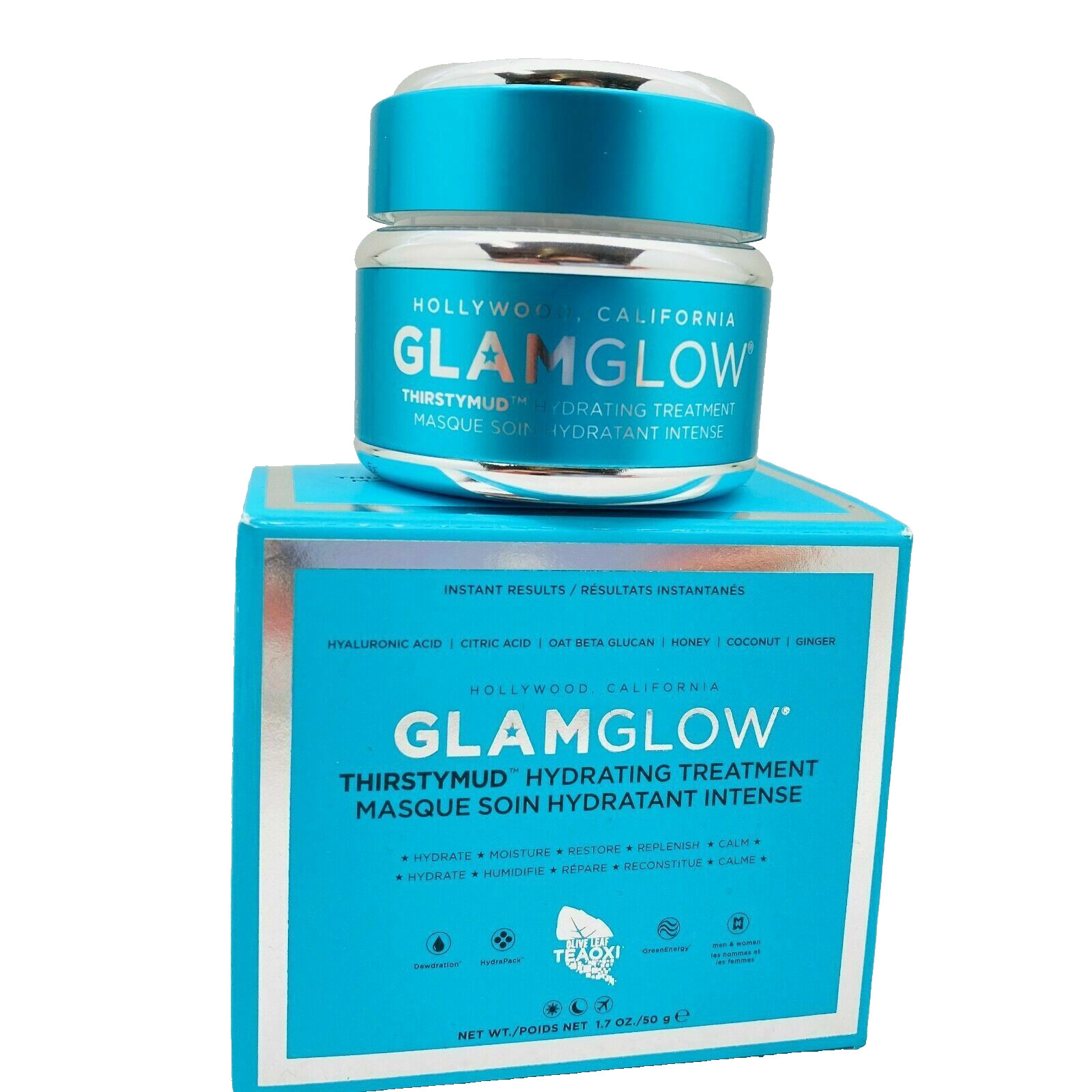 Glamglow Thirstymud Hydrating Treatment 1.7oz/50g NIB