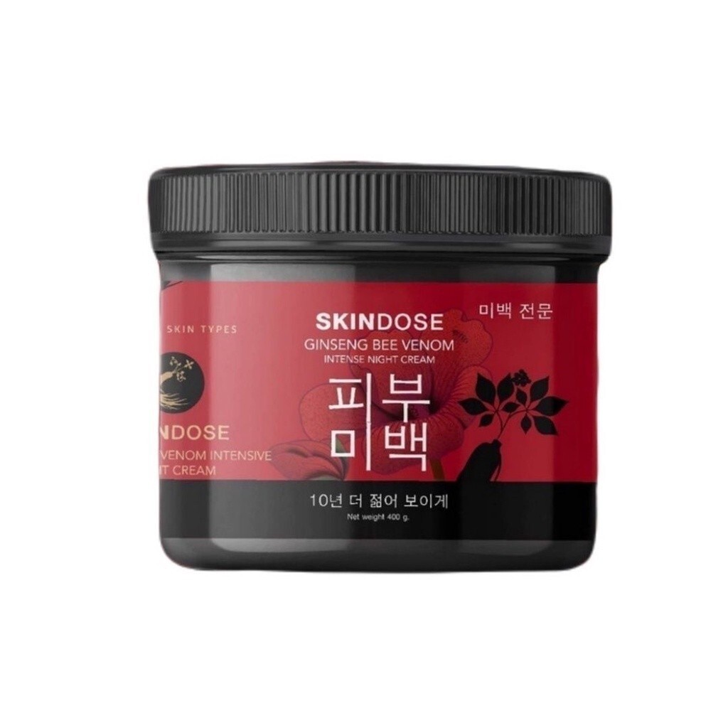 Skindose Ginseng Bee Venom Body Instense Night Cream Skin Care 400g