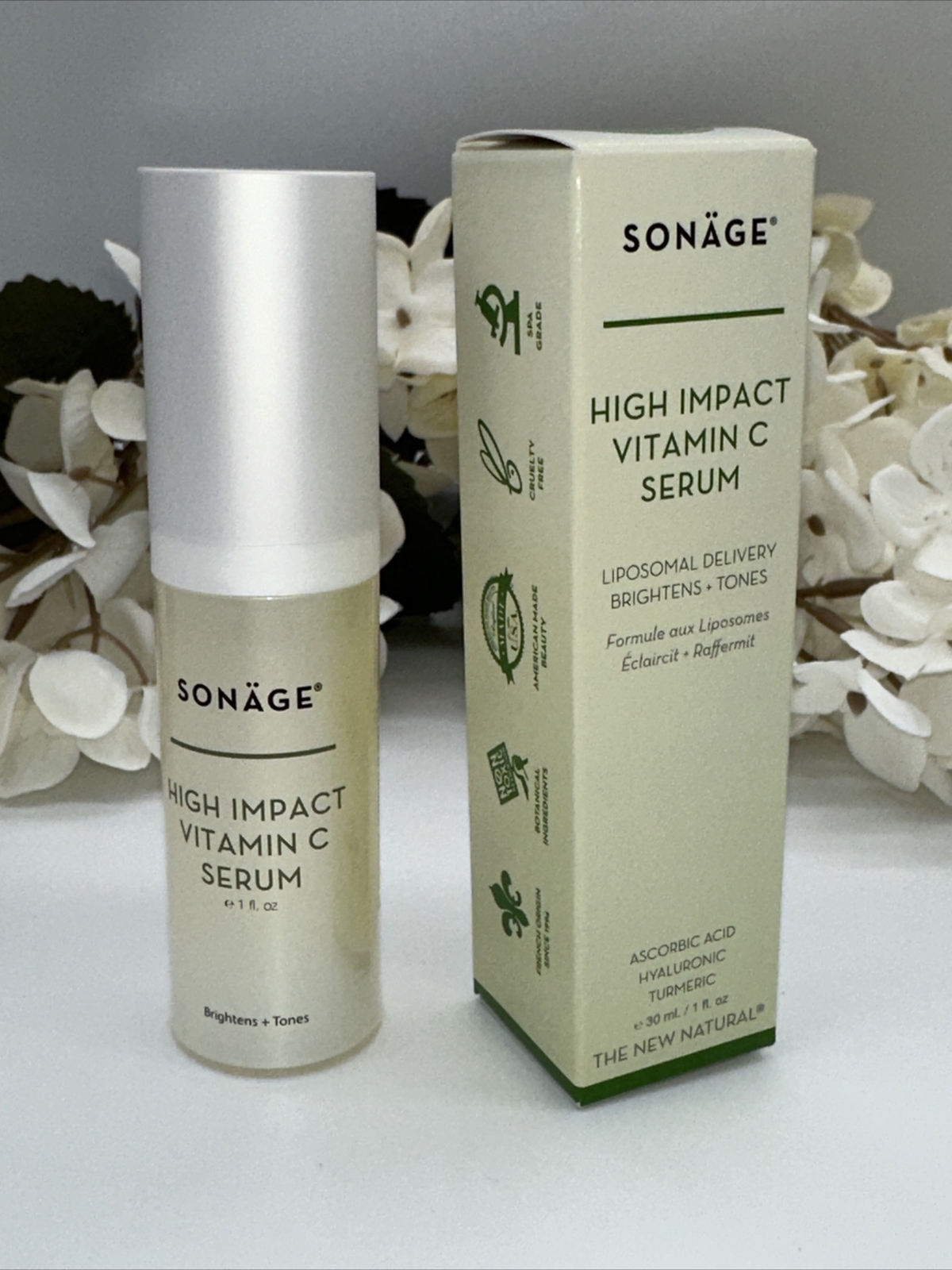 Sonage High Impact Vitamin C Serum NIB 30ml/1oz