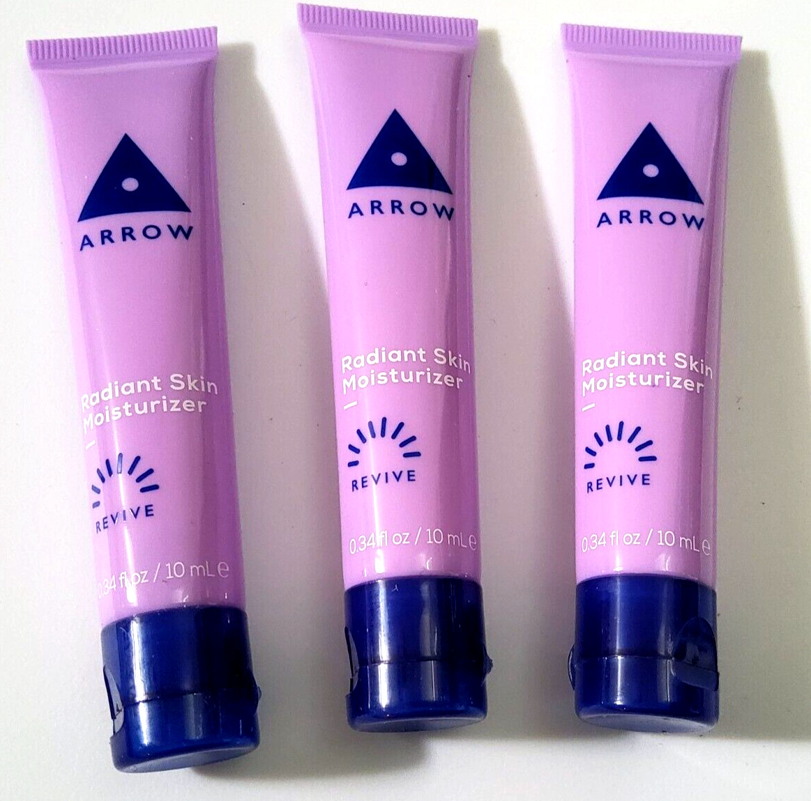 Lot Of 3-Arrow Radiant Skin Moisturizer Revive 0.34 oz / 10ml, Sealed