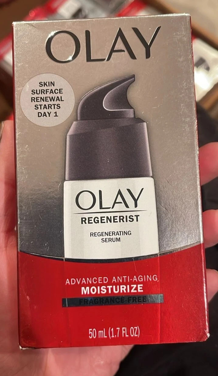 Olay Regenerist Regenerating Serum Fragrance Free 50ml 1.7oz New Pack of 2