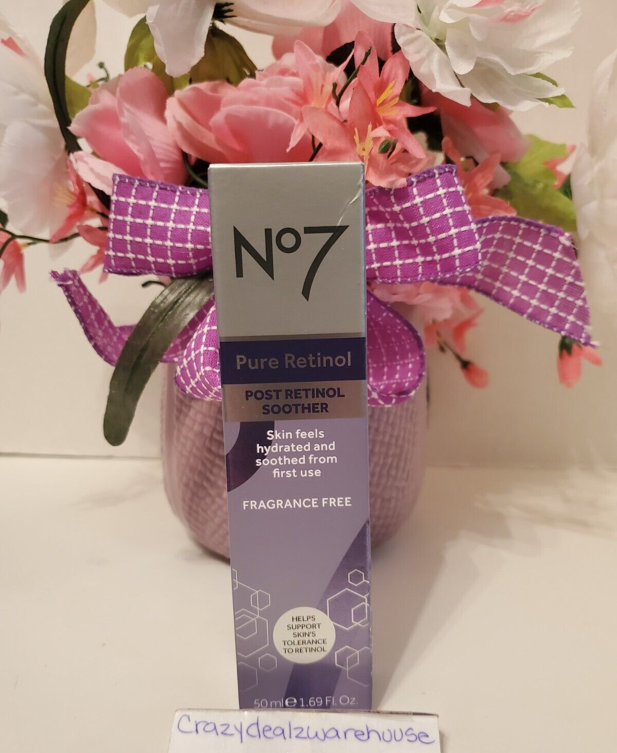 No7 ~ Pure Retinol Post Retinol Soother Fragrance Free 1.69 oz ~ NEW ~