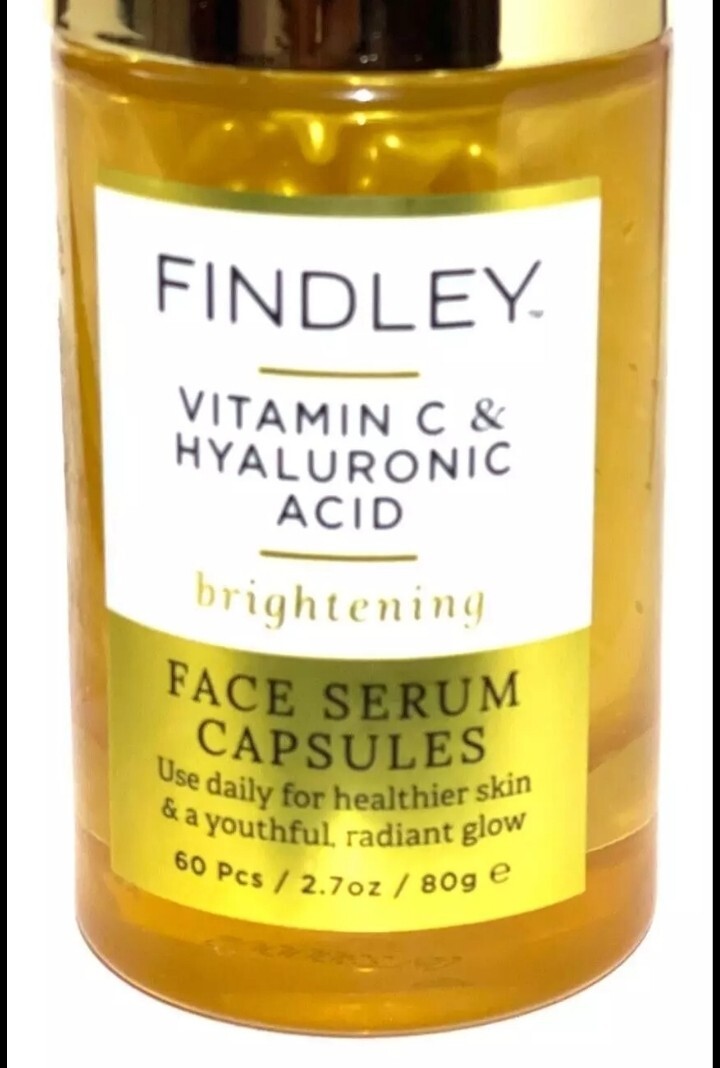 FINDLEY Vitamin C & Hyaluronic Acid / Brightening Face Serum * Glass Bottle