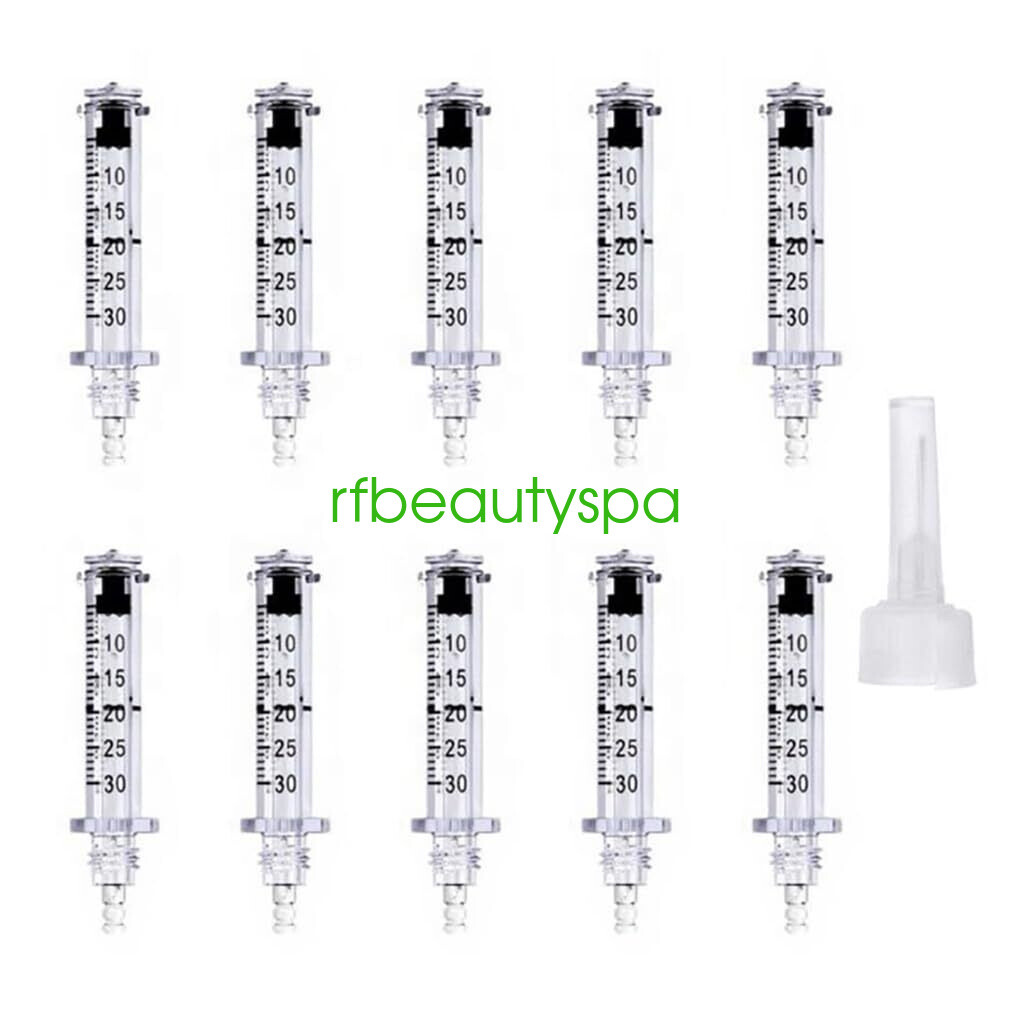 10-200pcs 0.3ml Empty Nozzle + 1 pc Adapter – Disposable Accessories Parts No HA