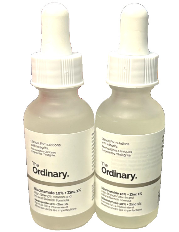 The Ordinary Niacinamide 10% + Zinc 1% Serum – 2pk 30ml each SHIPS FREE!!
