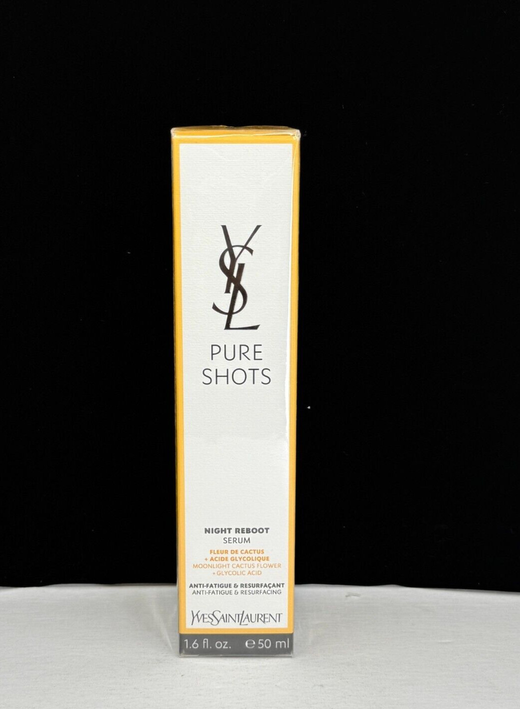 Yves Saint Laurent Pure Shots Night Reboot Resurfacing Serum 1.6 oz NIB