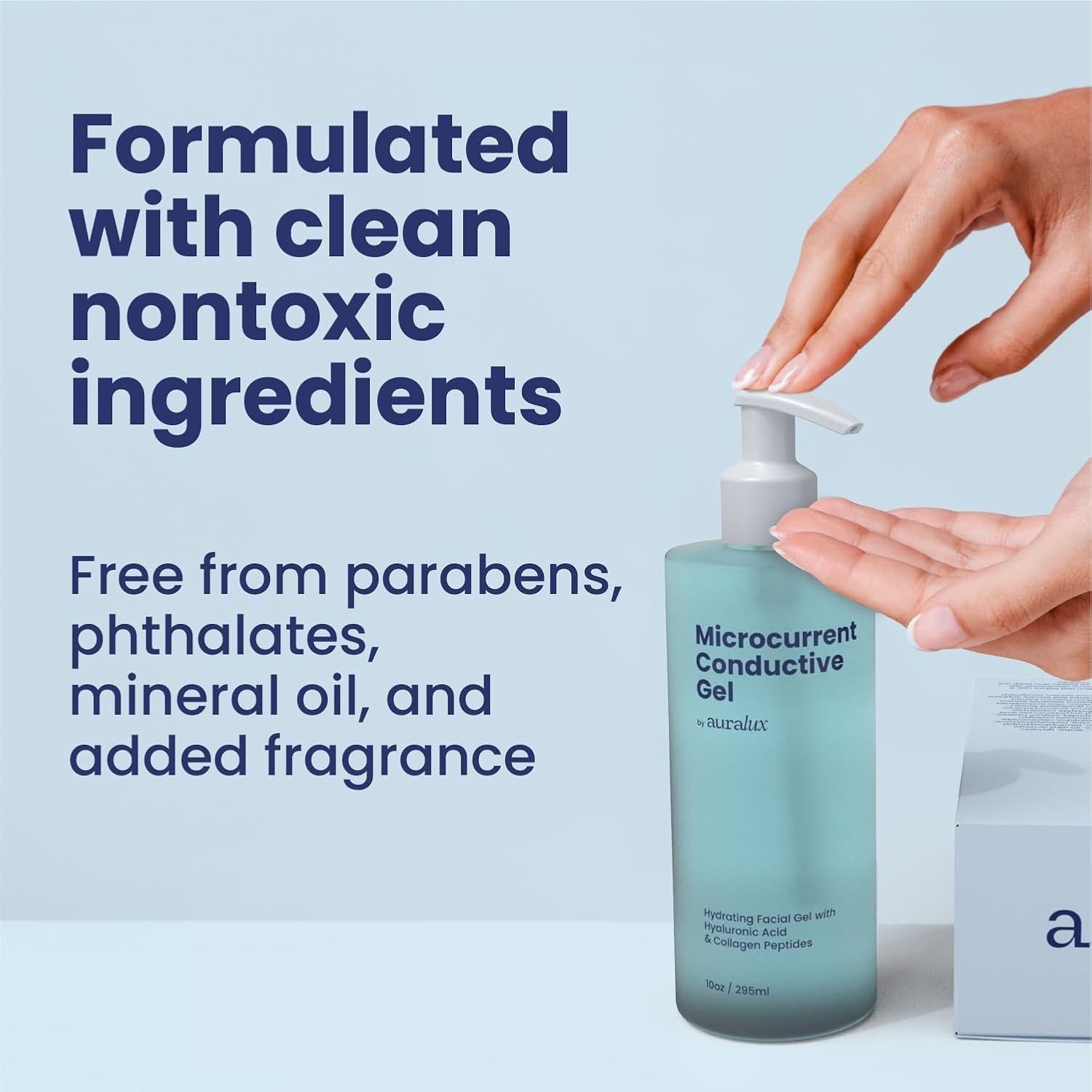 10Oz Conductive Gel for Microcurrent Devices – Collagen Peptides & Hyaluronic…