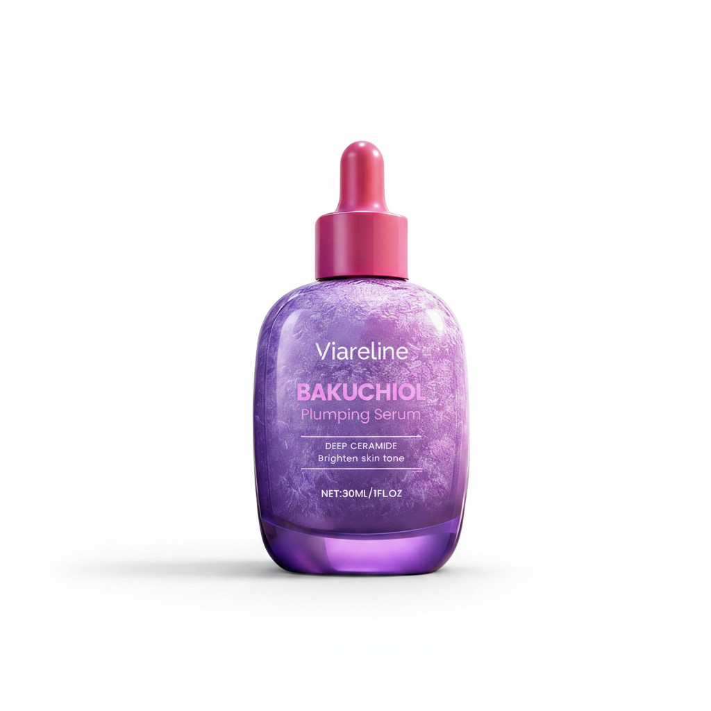 Viareline Bakuchiol Plumping Serum – Hydrating & Brightening Formula for Smooth 
