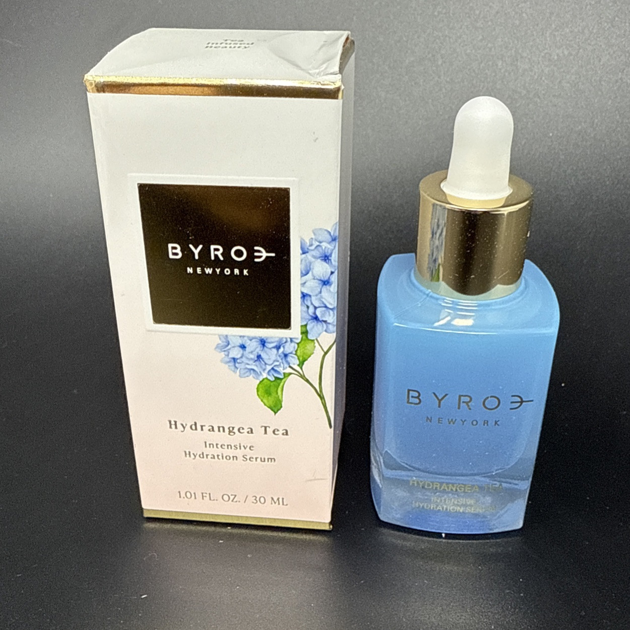 Byroe New York Hydrangea Tea Intensive Hydration Serum 1.01 Fl Oz . NIB NY#54