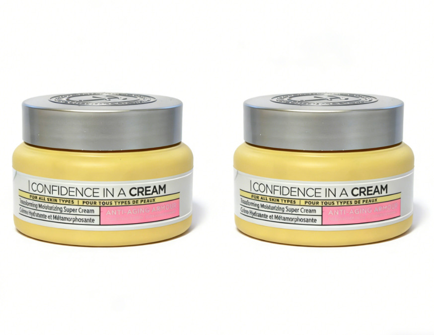 2PACK IT Cosmetics Confidence in a Cream Anti-Aging Hydrating Moisturizer 2floz