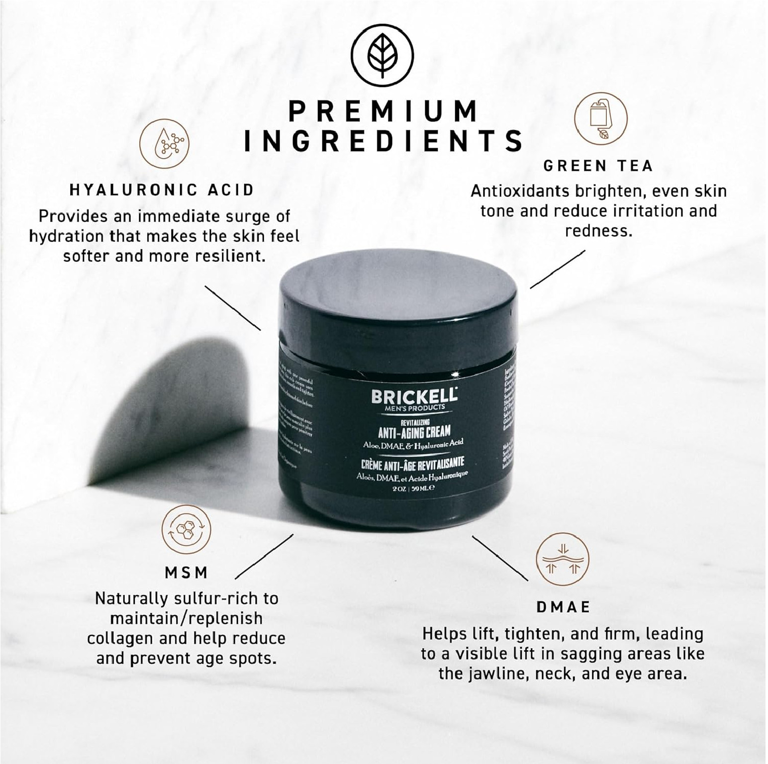 Brickell Men’s Revitalizing Anti-Aging Cream For Men, Anti Wrinkle Night Face Cr