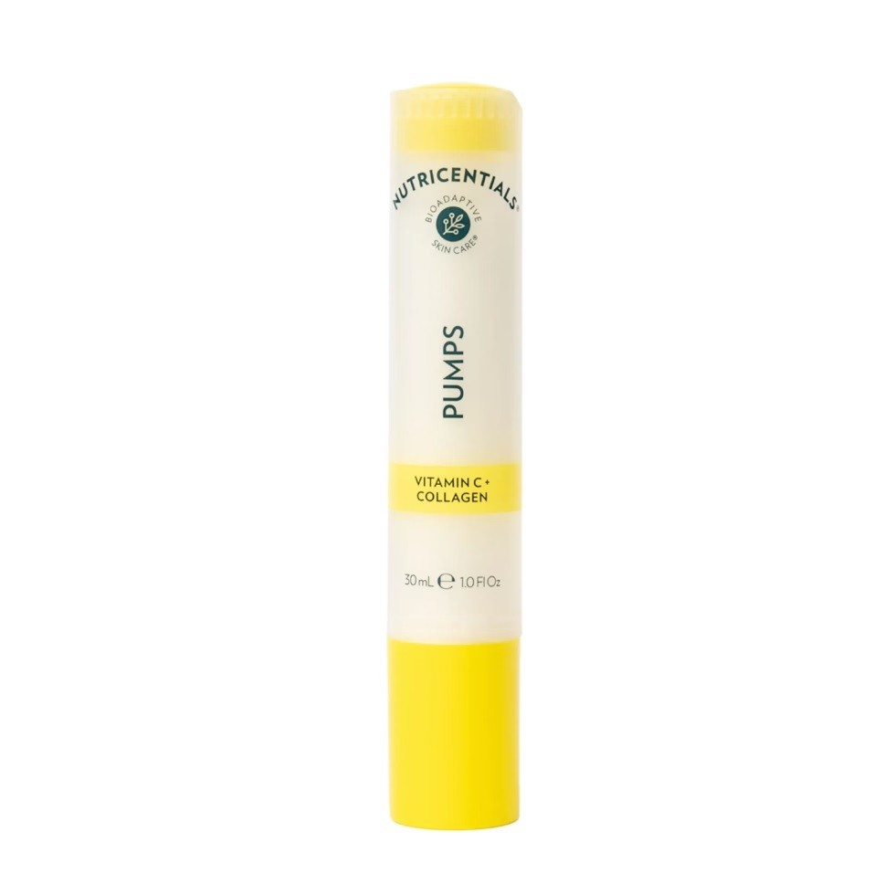 Nu Skin Nuskin Nutricentials Vitamin C + Collagen Pump Yellow Serum 1 fl oz