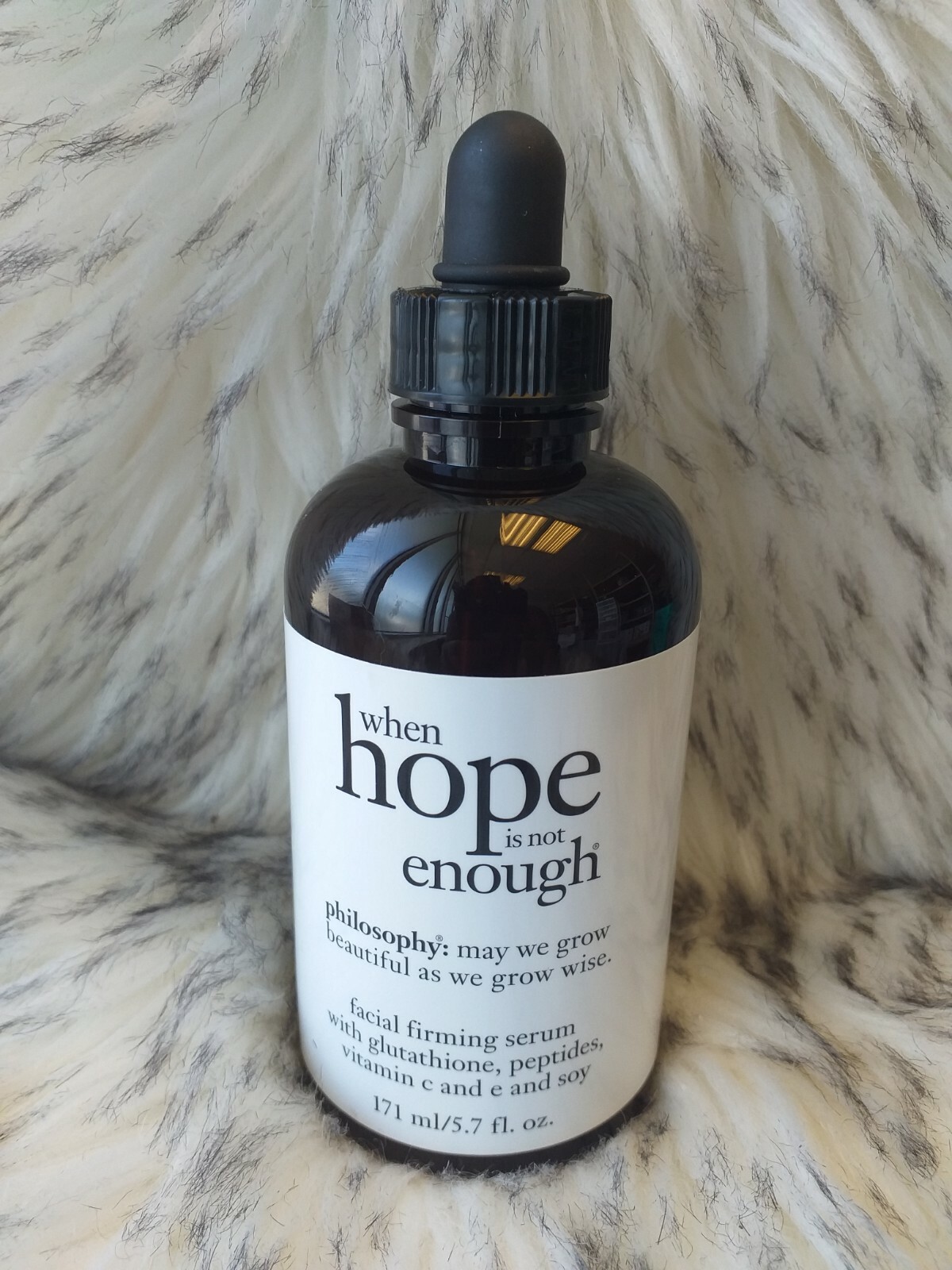 Philosophy WHEN HOPE IS NOT ENOUGH FIRMING FACIAL SERUM 5.7 OZ/ 171ML MEGA SIZE