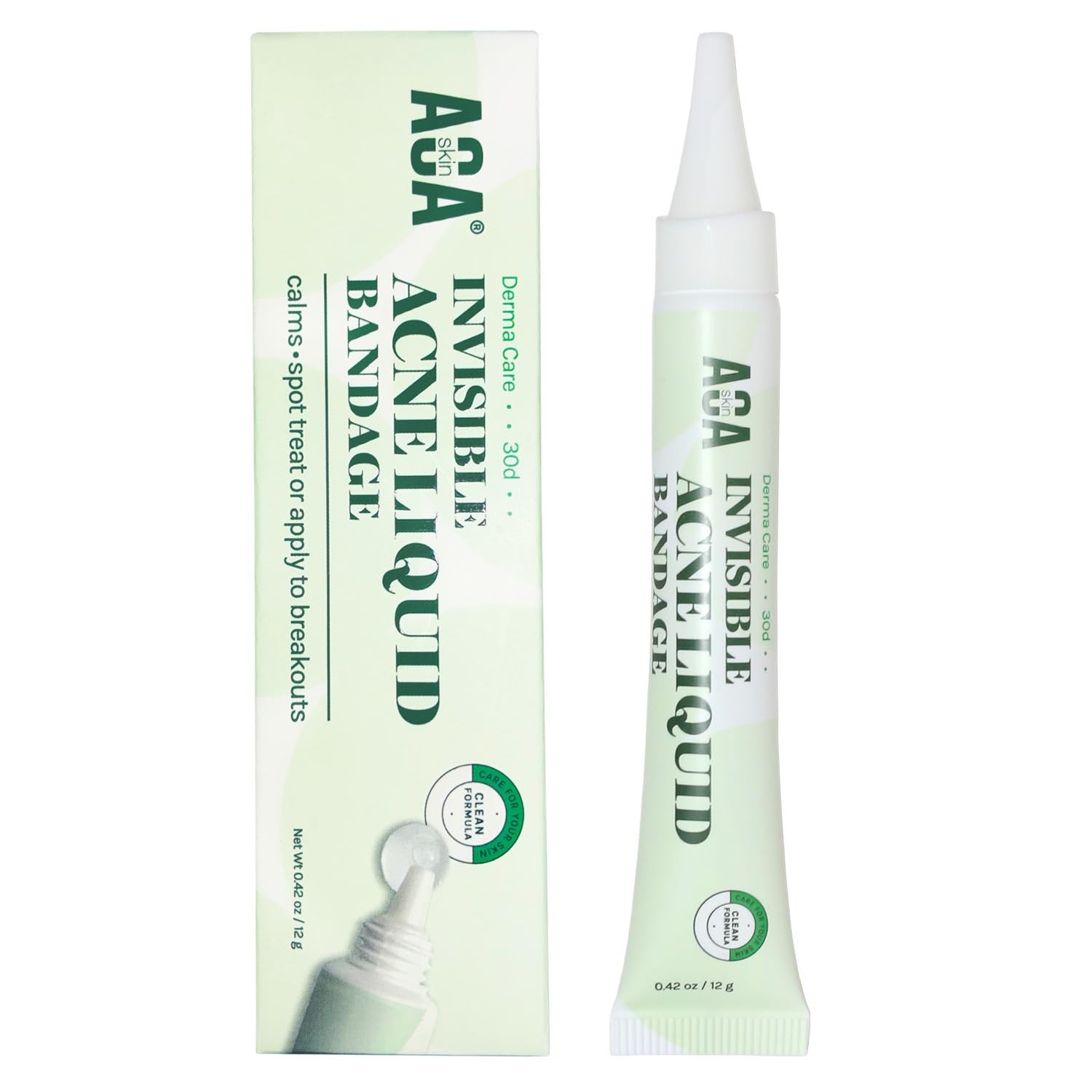 AOA Skin Invisible Acne Liquid Patch – Invisible Spot Treatment with Witch Ha…