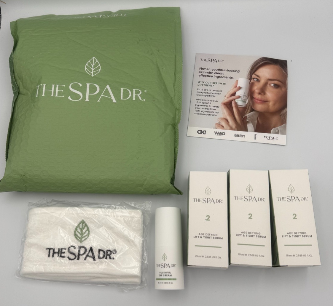 The Spa Dr. Skincare Lot: (3) Age Defying Lift & Tight Serum + Youthful Eye Crea