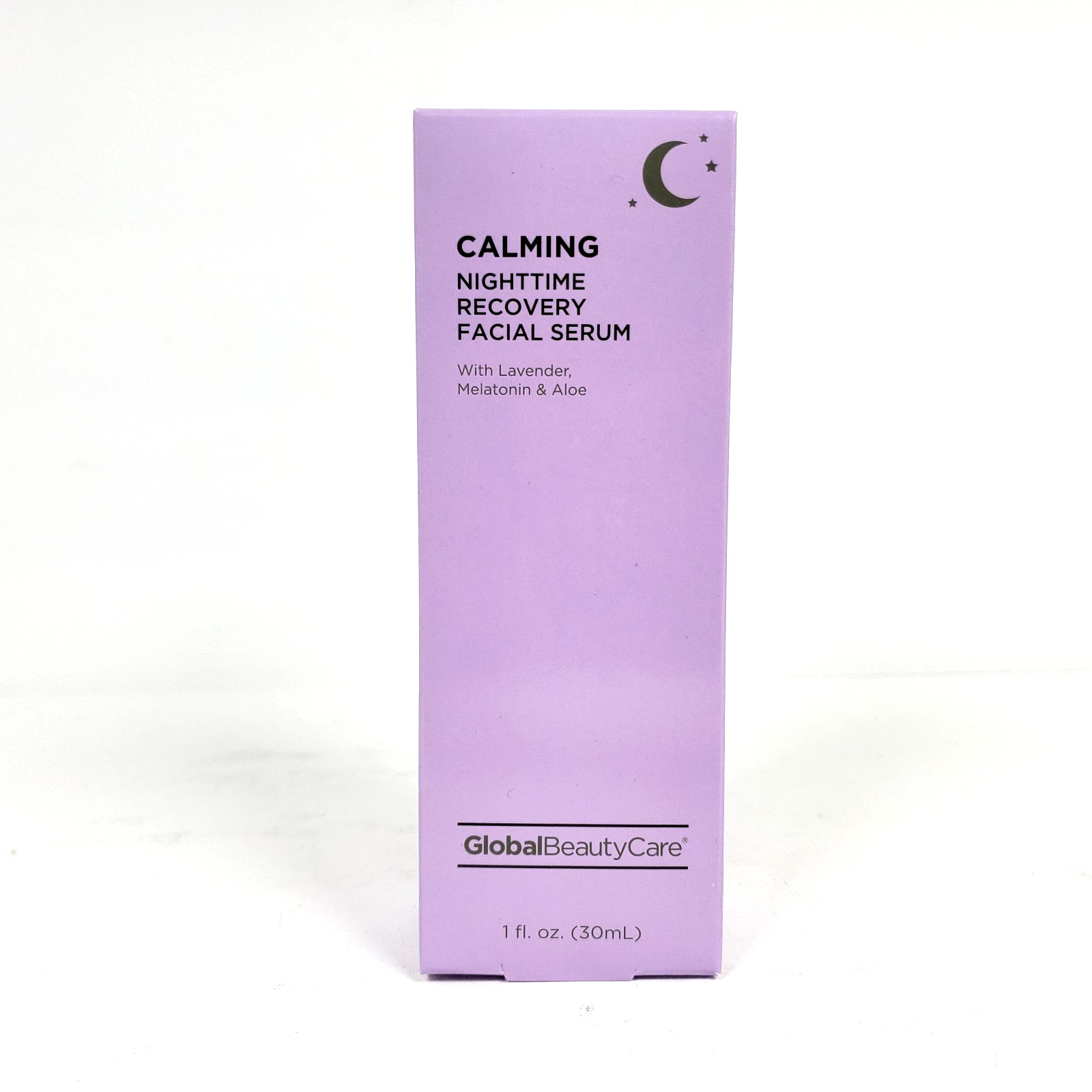 Global Beauty Care Lavender Melatonin Calming Nighttime Recovery Facial Serum