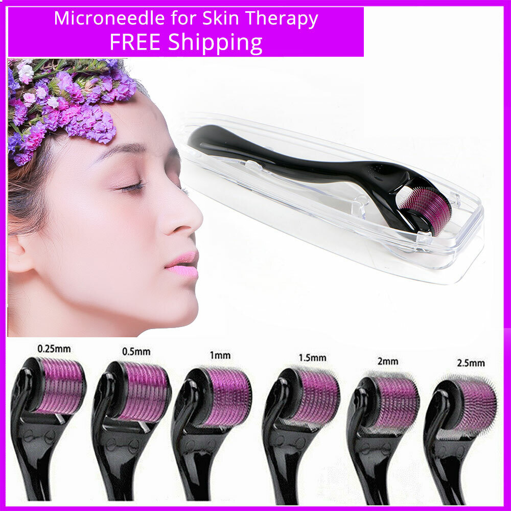 0.5mm 1mm 1.5mm 2.0mm 540 Microneedle Scar Derma Roller Dermaroller