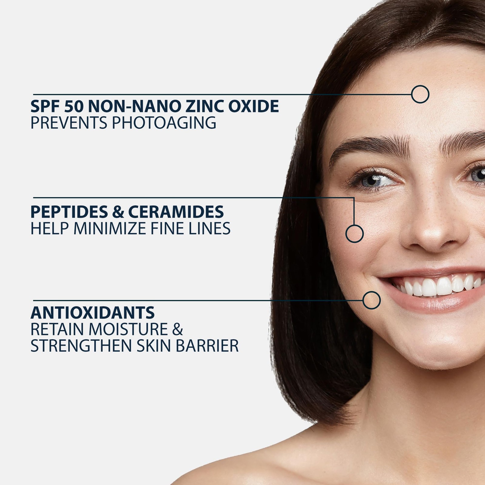 NAELI Anti Aging Tinted Moisturizer SPF 50, Mineral Sunscreen for Face with Z…