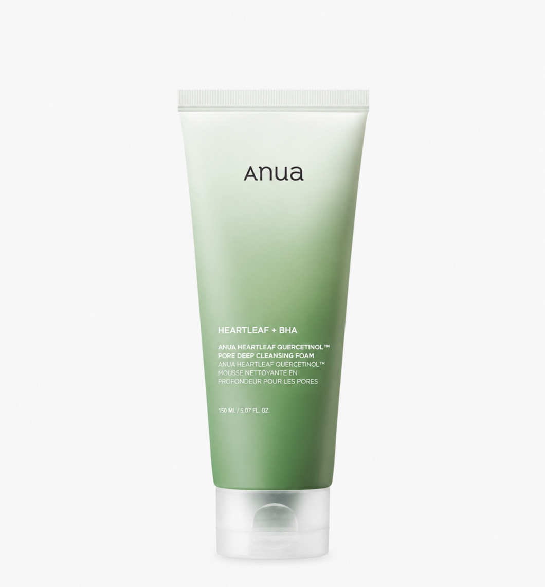 Anua Heartleaf Quercetinol Pore Deep Cleansing Foam Facial Wash 150ml K-Beauty
