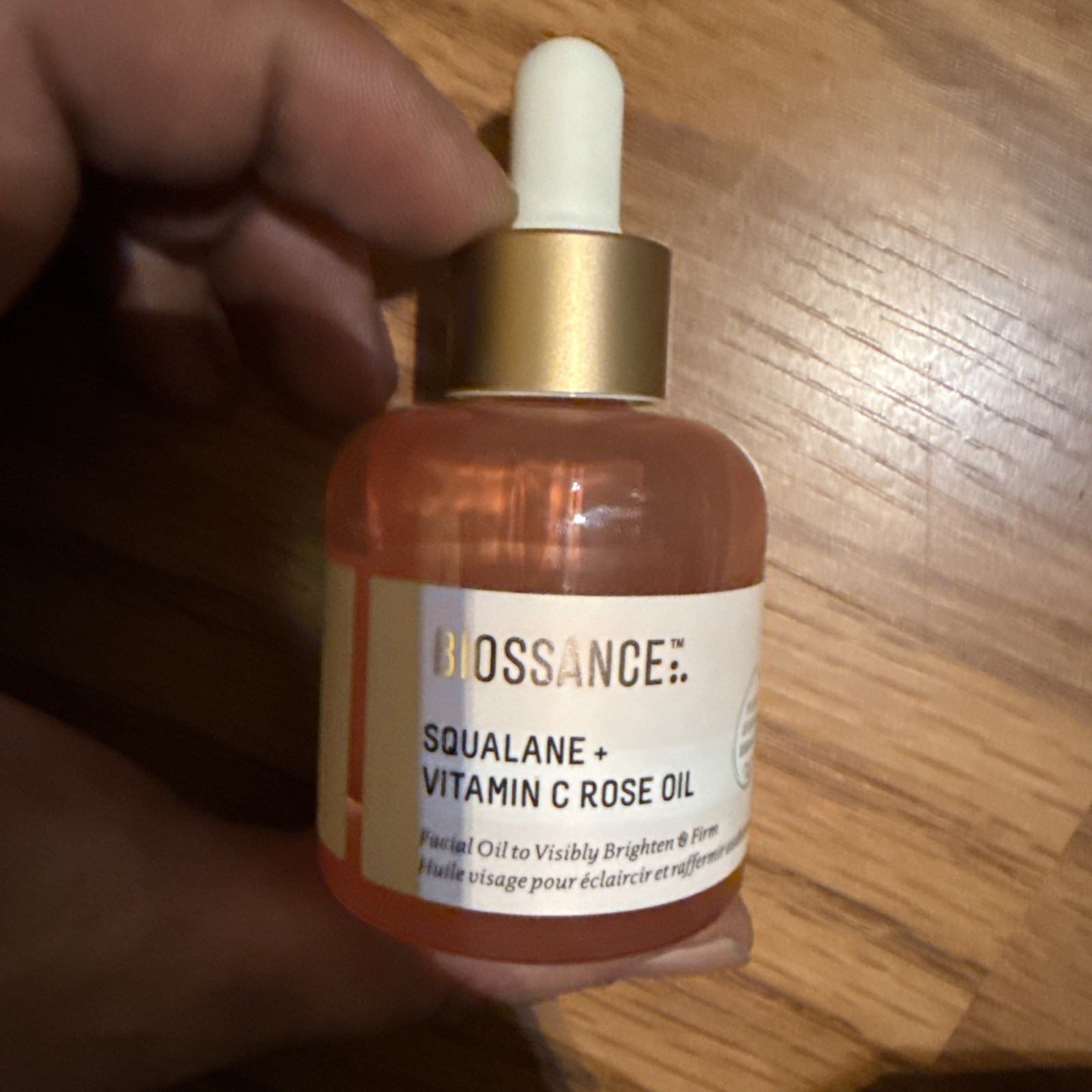 Biossance Squalane Rose Scented Facial Oil (0.4 oz)