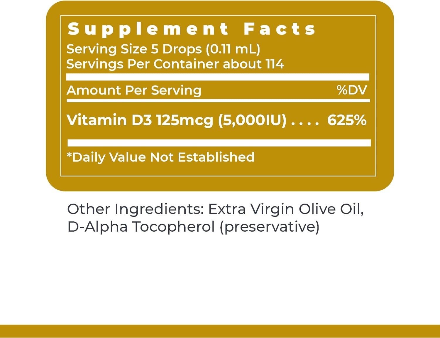 «Premier Research Labs Vitamin D3 Serum – Liquid Vitamin D Oil Drops for Adult..