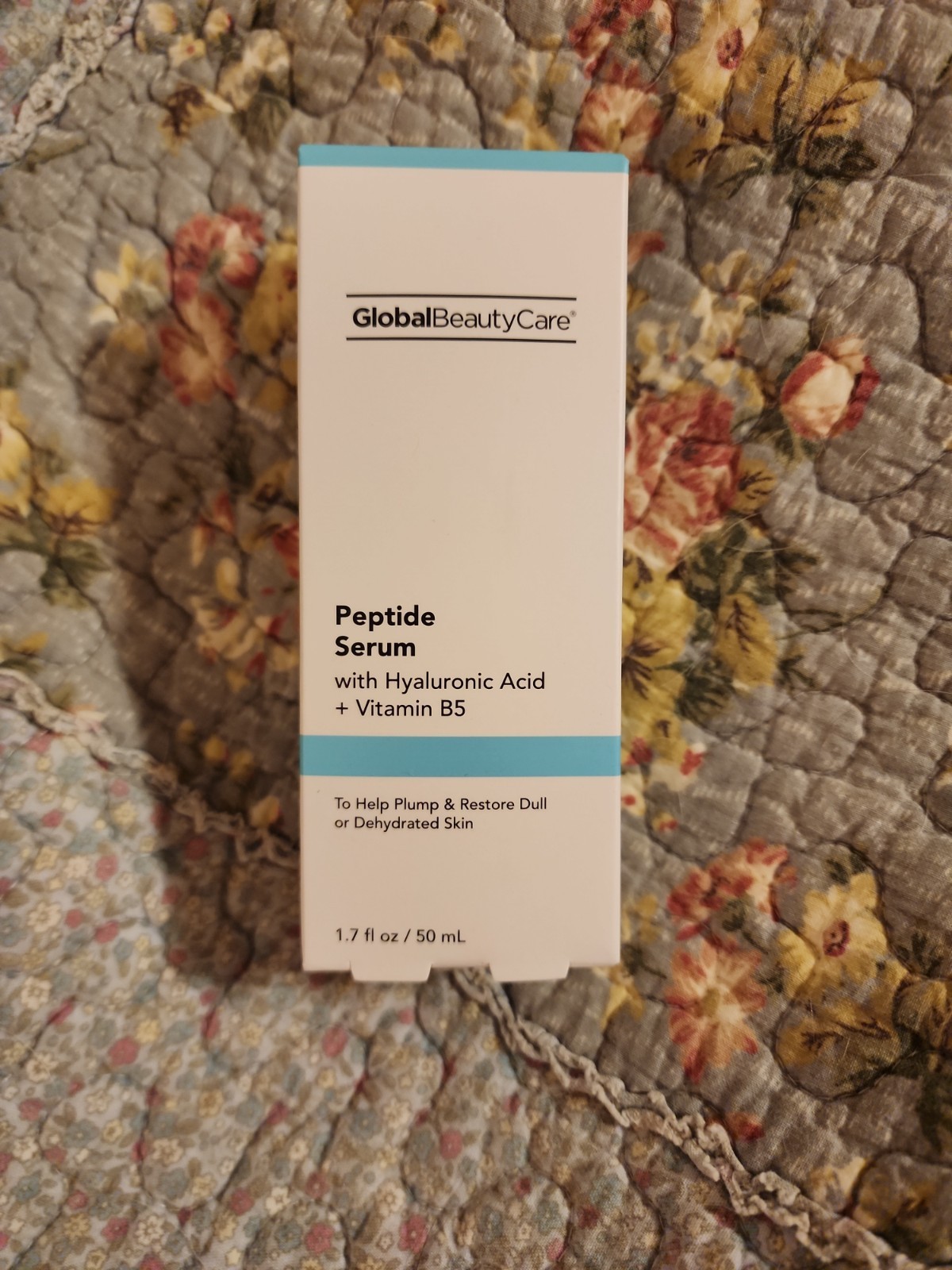 Global Beauty Care Peptide Serum w/Hyaluronic Acid + Vitamin B5 1.7 fl oz