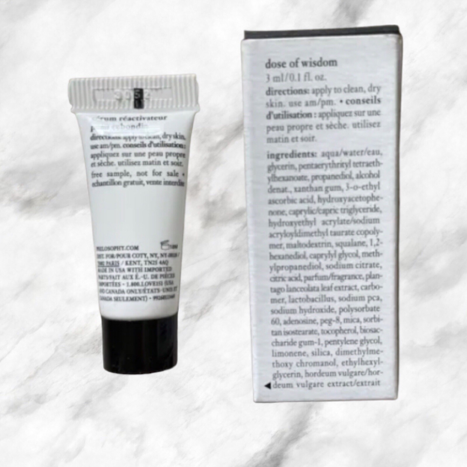 Philosophy Dose of Wisdom Bouncy Skin Reactivating Serum 3 ml / 0.1 fl. oz.