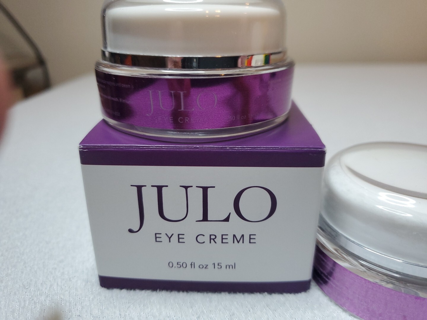 Julo Eye Creme Anti-aging Cream .5 Oz Reduce Eliminate Wrinkles – Two NEW SEALED